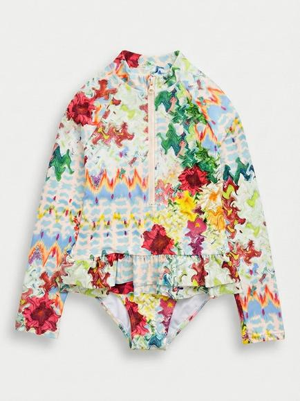 Angel & Rocket Kids' Cove Long Sleeve Swimsuit, Multi, Multi