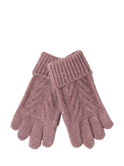 Lindex Kids' Knitted Gloves, Dusty Lilac, Dusty Lilac