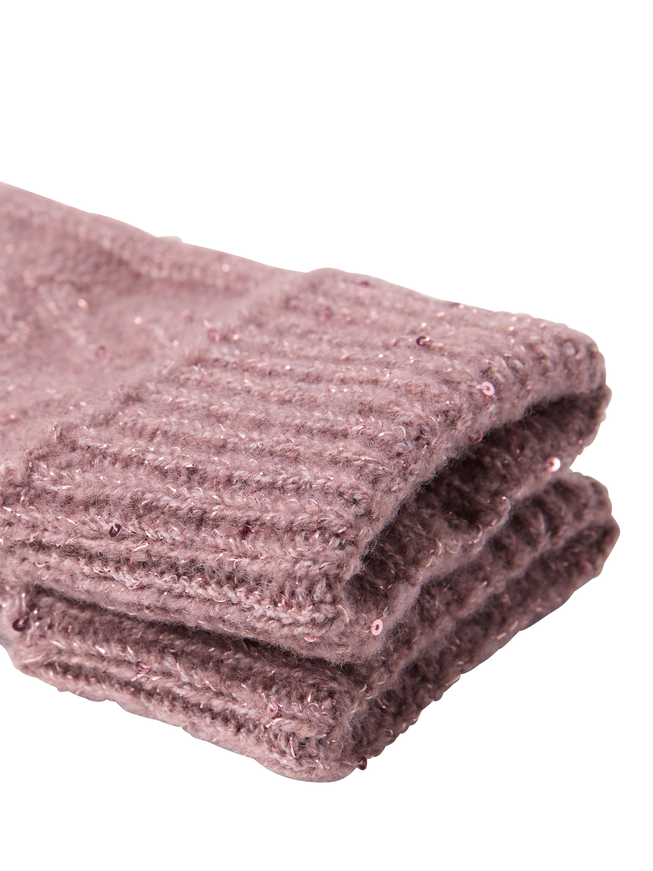 Product image 3 of 3, which shows Lindex Kids' Knitted Gloves, Dusty Lilac, 4-6 years