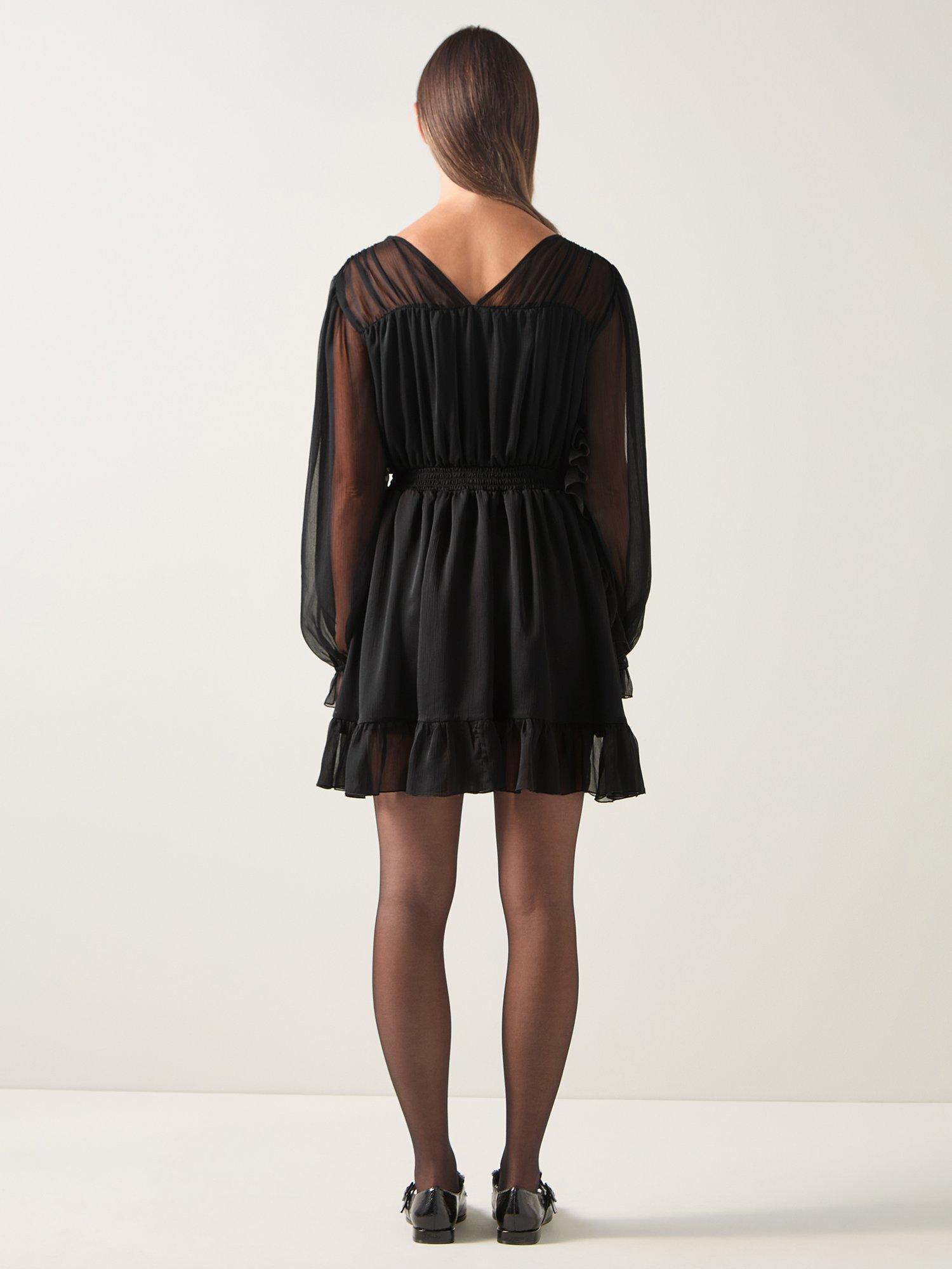 Product image 3 of 4, which shows L.K.Bennett Bow Dress, Black, 6