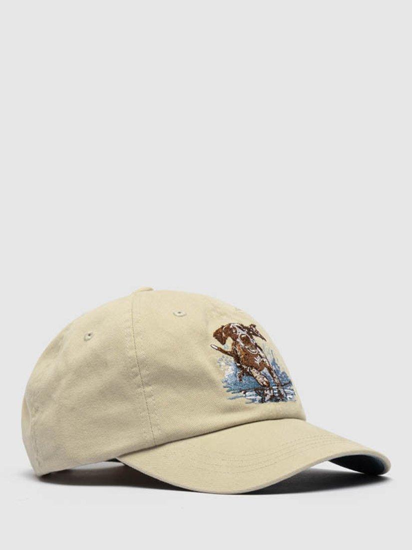 Product image 2 of 5, which shows Rodd & Gunn Gunner Track Cotton Baseball Cap, Stone/Multi, One Size
