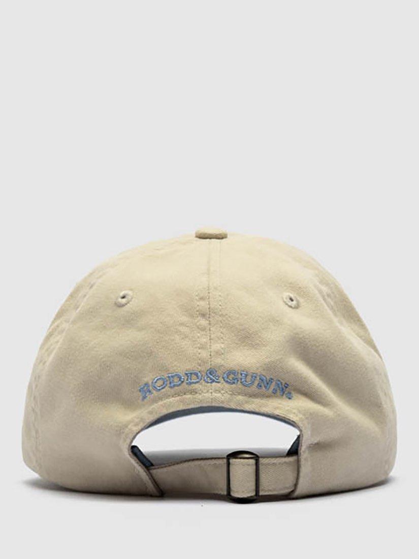 Product image 3 of 5, which shows Rodd & Gunn Gunner Track Cotton Baseball Cap, Stone/Multi, One Size