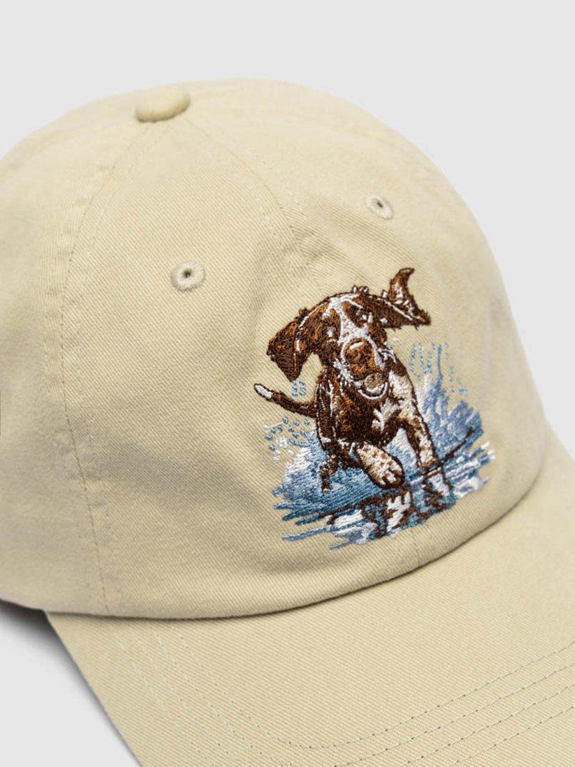 Product image 5 of 5, which shows Rodd & Gunn Gunner Track Cotton Baseball Cap, Stone/Multi, One Size