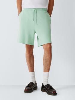 Kin Washed Cotton Sweat Shorts, Gossamer Green, Gossamer Green