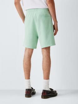 Kin Washed Cotton Sweat Shorts, Gossamer Green - view 2, Gossamer Green