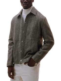 Maison Standards Paul Wool Blend Duffle Coat, Brown, Brown