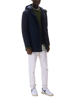 Maison Standards Woodside Oversized Parka Jacket, Navy, Navy