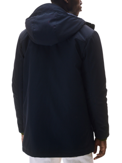 Maison Standards Woodside Oversized Parka Jacket, Navy - view 2, Navy