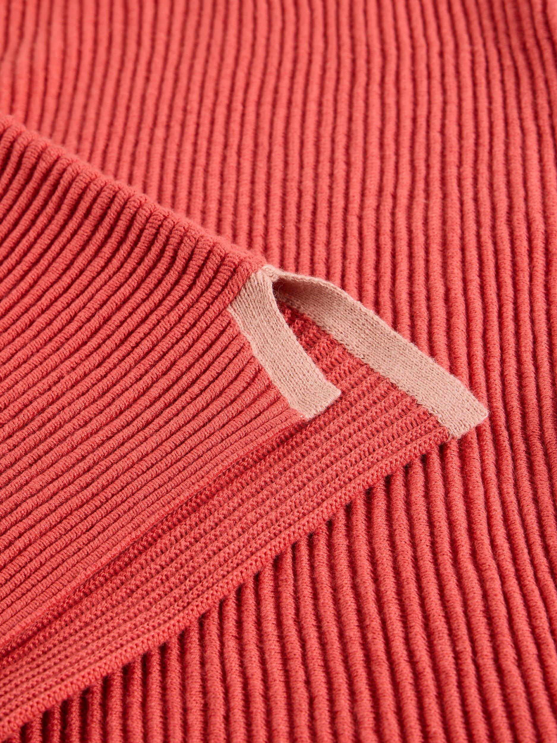 Product image 6 of 6, which shows White Stuff Jana Ribbed Jumper, Pink, 6