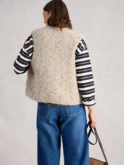 White Stuff Nina V-Neck Tank Top - view 2, Natural