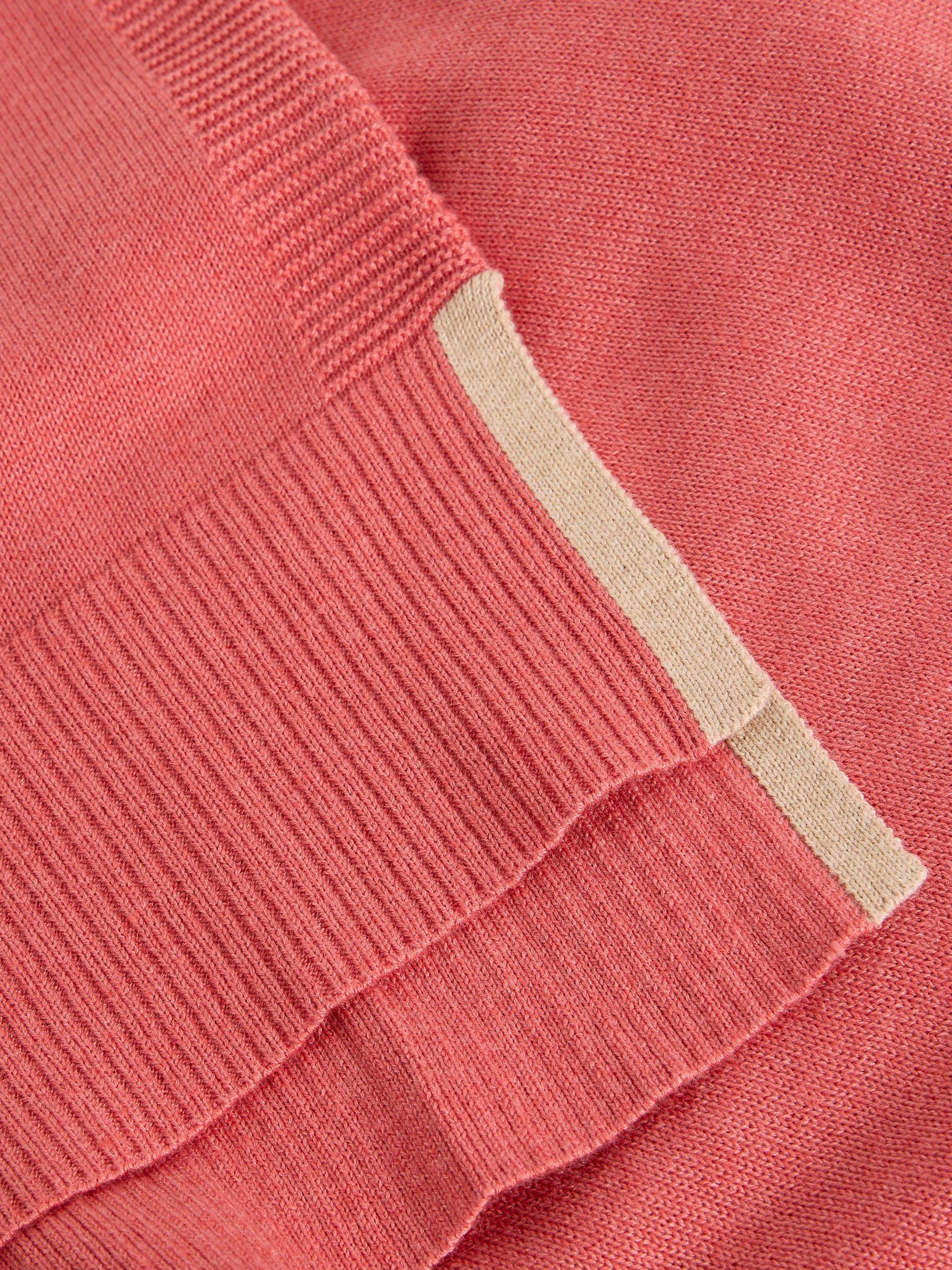 Product image 6 of 6, which shows White Stuff Olive Cotton Blend Jumper , Pink, 6