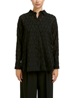 Smith & Soul Diamond Plumetis Blouse, Black, Black