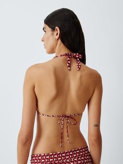 John Lewis Monterey Halterneck Bikini Top, Neutral - view 2, Neutral