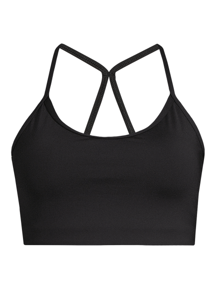 Casall Strappy Sports Bra, Black, Black