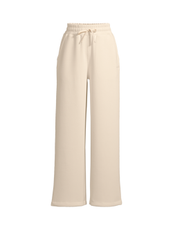 Casall Wide Leg Joggers, White, White