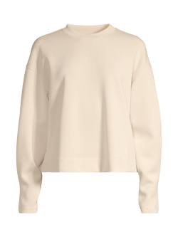 Casall Crew Jumper, White, White