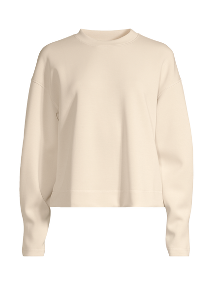Casall Crew Jumper, White, White