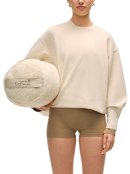 Casall Crew Jumper, White - view 2, White