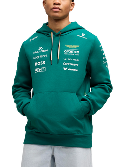 PUMA 2026 Aston Martin Formula One Team Replica Hoodie, Green Lux, Green Lux