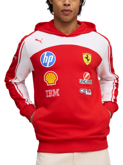 PUMA Scuderia Ferrari HP Replica Collection Hoodie, Puma Red, Puma Red