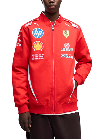PUMA Replica for Scuderia Ferrari Drivers Zip-Up Top, Puma Red, Puma Red
