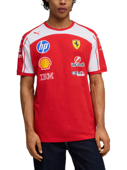 PUMA Scuderia Ferrari Replica T-Shirt, Puma Red, Puma Red