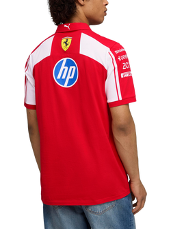PUMA  Scuderia Ferrari Replica Polo Shirt, Puma Red - view 2, Puma Red