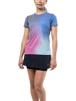 Ronhill Tech Golden Hour Running T-Shirt, Exuberance Merge, Exuberance Merge