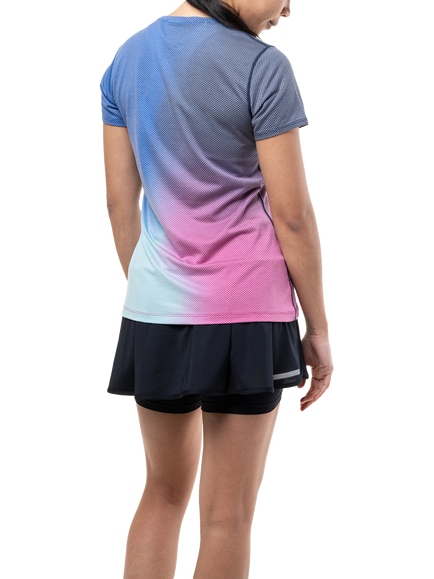 Ronhill Tech Golden Hour Running T-Shirt, Exuberance Merge - view 2, Exuberance Merge