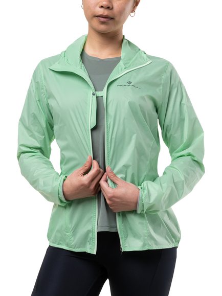 Ronhill Tech All Terrain Light Running Jacket, Seafoam/Laurel - view 2, Seafoam/Laurel