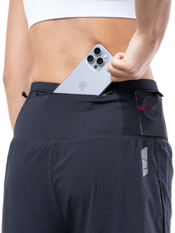 Ronhill Women's Tech All-Terrain 7" Stretch Shorts, All Black - view 2, All Black