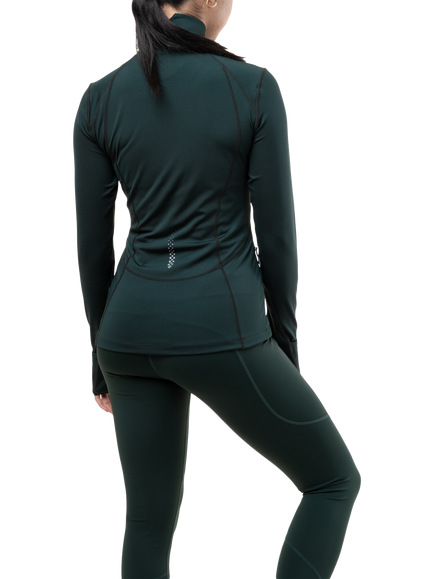 Ronhill Tech Running Tights, Dark Laurel - view 2, Dark Laurel