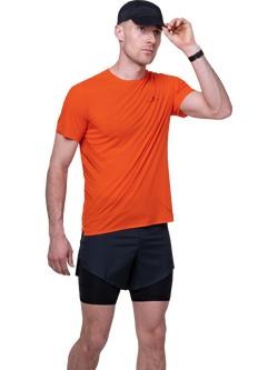 Ronhill Men's Tech Race T-Shirt, Ronhill Red/Black, Ronhill Red/Black