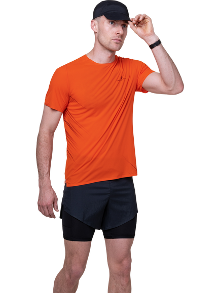 Ronhill Men's Tech Race T-Shirt, Ronhill Red/Black, Ronhill Red/Black