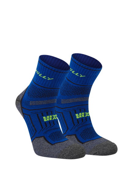 Hilly Twin Skin Running Socks, Cobalt - view 2, Cobalt