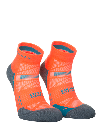 Hilly Supreme Anklet Running Socks, Neon Candy - view 2, Neon Candy