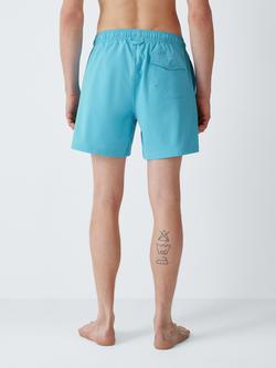 John Lewis Embroidered Shell Swim Shorts, Aqua - view 2, Aqua
