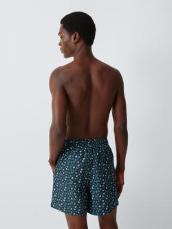 John Lewis Shell Print Swim Shorts, Navy - view 2, Navy