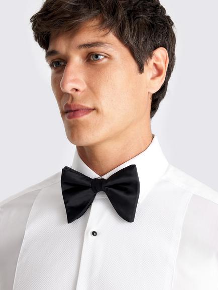 Moss Oversized Bow Tie, Black - view 2, Black