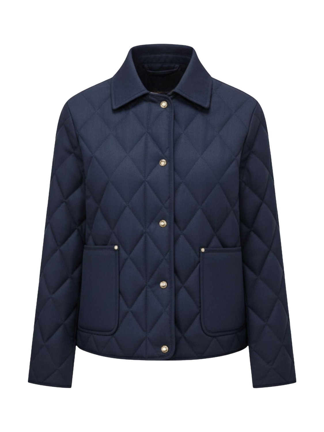 Product image 3 of 5, which shows Bosideng Quilted Down Coat, Blue Navy, 4