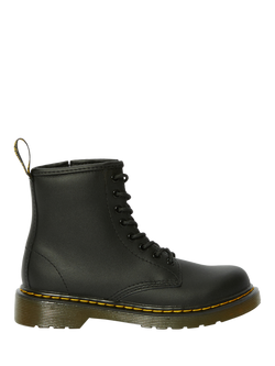 Dr. Martens Kids' 1460 Leather Lace Up Boots, Black, Black