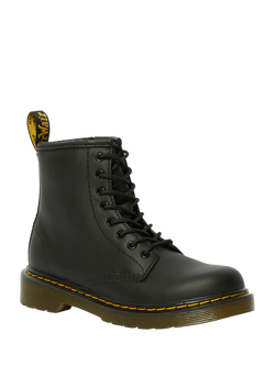 Dr. Martens Kids' 1460 Leather Lace Up Boots, Black - view 2, Black