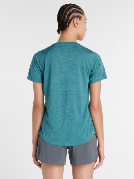 New Balance Athletics T-Shirt, Big Teal Heather - view 2, Big Teal Heather