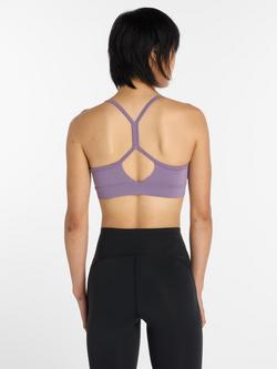 New Balance Essential Yoga Sports Bra, Candied Violet - view 2, Candied Violet