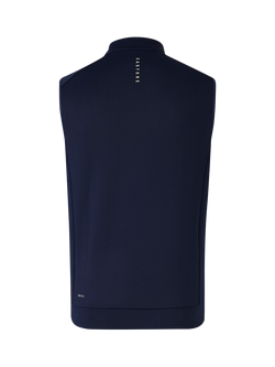 Castore Golf Flex Half Zip Gilet, Navy/Alloy - view 2, Navy/Alloy