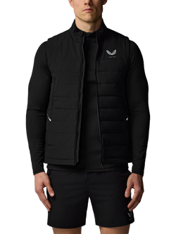 Castore Flex Apex Gilet, Black/Silver, Black / Silver