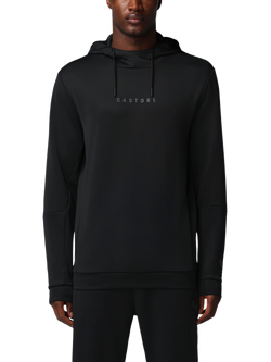 Castore Flex Long Sleeve Hoodie, Black/ Gunmetal