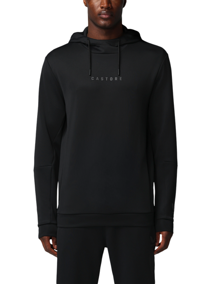 Castore Flex Long Sleeve Hoodie, Black/ Gunmetal