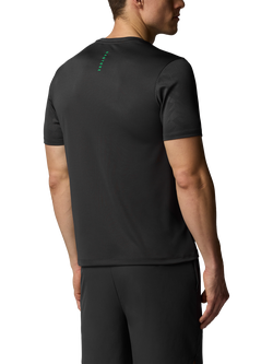 Castore Adapt Sports T-Shirt, Gunmetal/ Green - view 2, Gunmetal/ Green