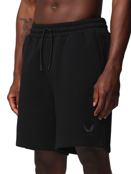Castore Adapt Cotton Fleece Shorts, Black/Gunmetal, Black/ Gunmetal